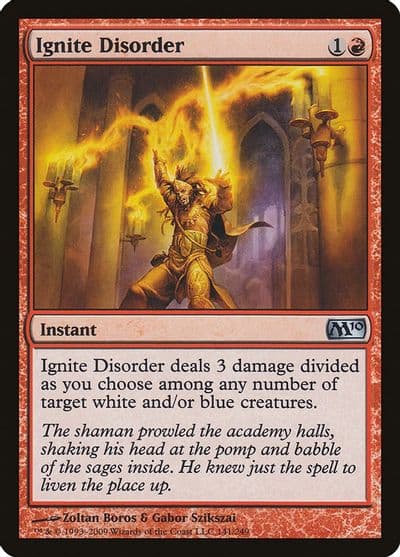 Ignite Disorder Magic 2010 (M10) Magic card