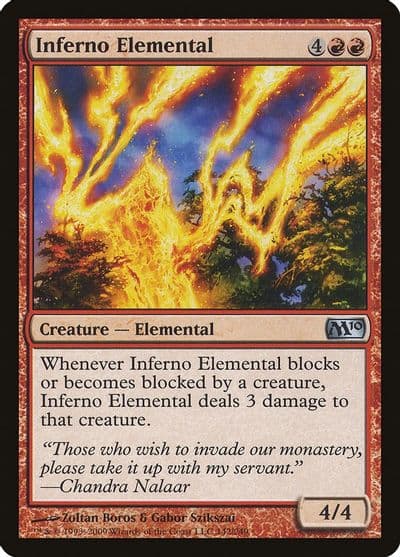 Inferno Elemental Magic 2010 (M10) Magic card