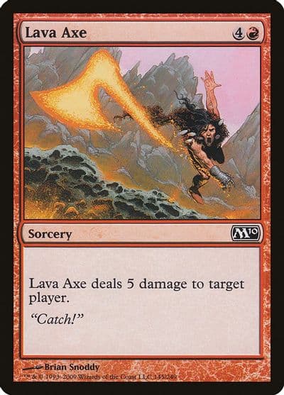 Lava Axe Magic 2010 (M10) Magic card