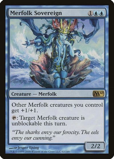 Merfolk Sovereign Magic 2010 (M10) Magic card
