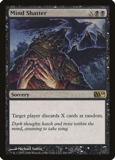 Mind Shatter Magic 2010 (M10) Magic card