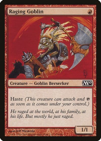 Raging Goblin Magic 2010 (M10) Magic card