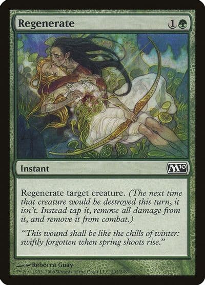 Regenerate Magic 2010 (M10) Magic card