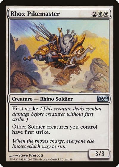 Rhox Pikemaster Magic 2010 (M10) Magic card