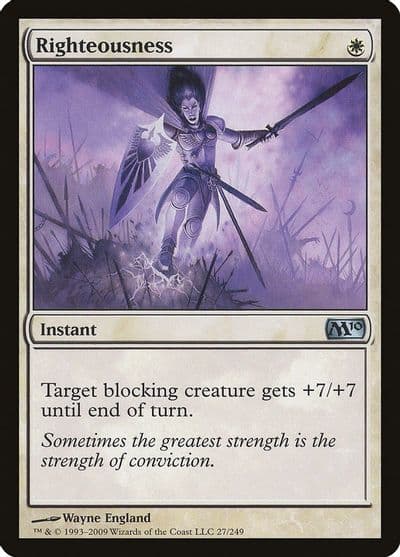 Righteousness Magic 2010 (M10) Magic card