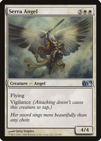Serra Angel Magic 2010 (M10) Magic card
