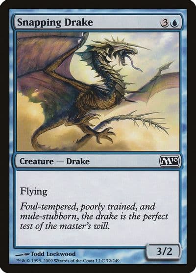 Snapping Drake Magic 2010 (M10) Magic card
