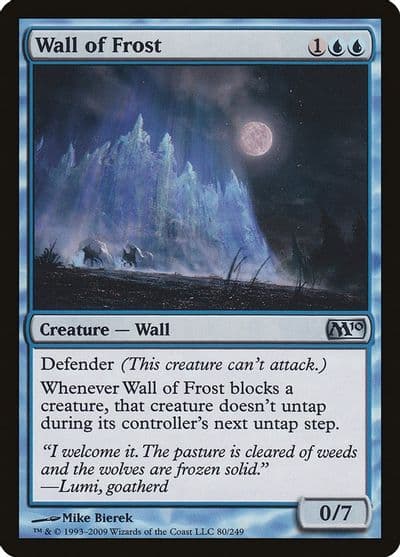 Wall of Frost Magic 2010 (M10) Magic card
