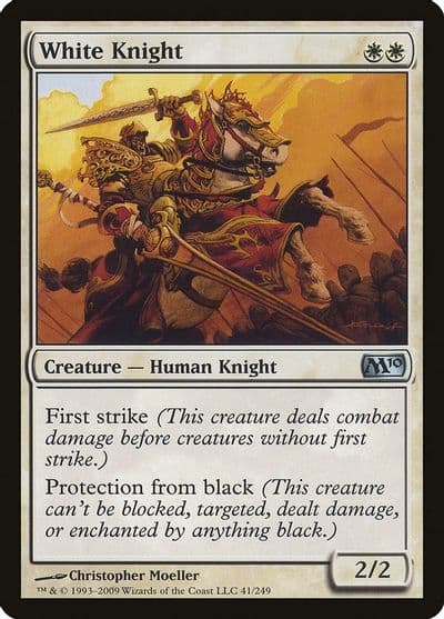 White Knight Magic 2010 (M10) Magic card
