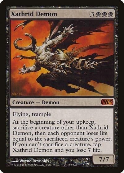 Xathrid Demon Magic 2010 (M10) Magic card