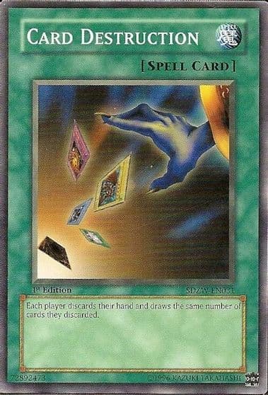 Card Destruction Structure Deck: Zombie World Yu-Gi-Oh! card