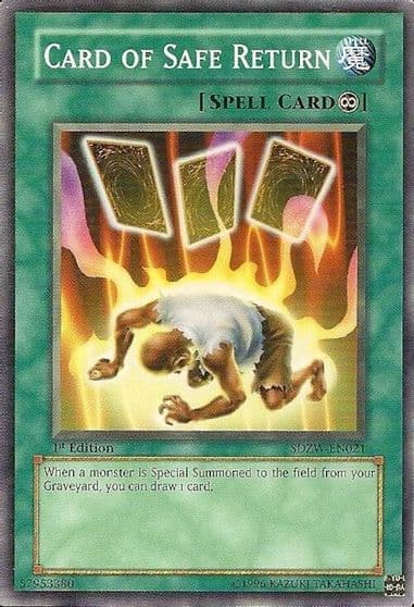 Card of Safe Return Structure Deck: Zombie World Yu-Gi-Oh! card