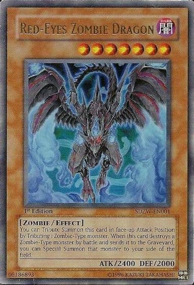 Red Eyes Zombie Dragon Structure Deck: Zombie World Yu-Gi-Oh! card