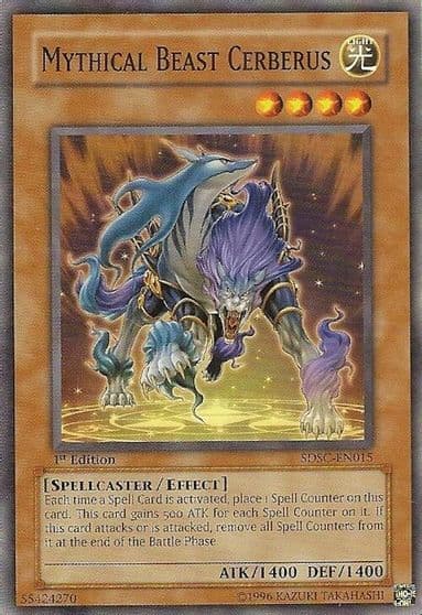 Mythical Beast Cerberus Structure Deck: Spellcaster's Command Yu-Gi-Oh! card