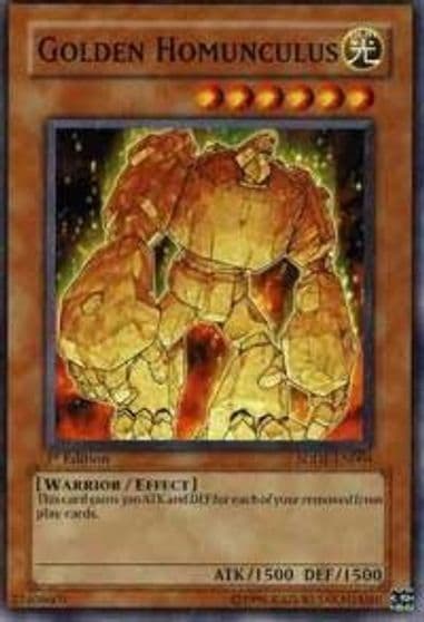 Golden Homunculus Structure Deck: The Dark Emperor Yu-Gi-Oh! card