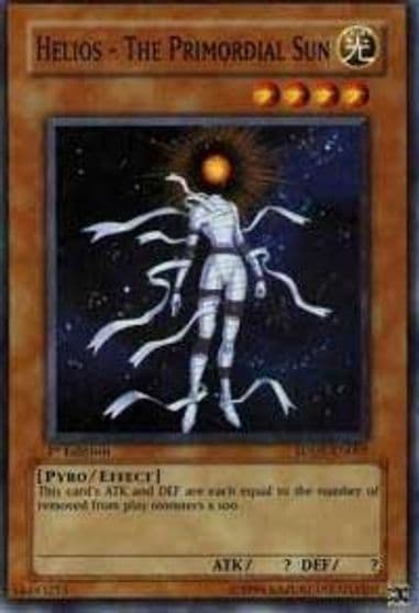 Helios The Primordial Sun Structure Deck: The Dark Emperor Yu-Gi-Oh! card