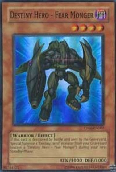 Destiny Hero Fear Monger Champion Pack 6 Yu-Gi-Oh! card