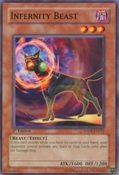 Infernity Beast Ancient Prophecy Yu-Gi-Oh! card