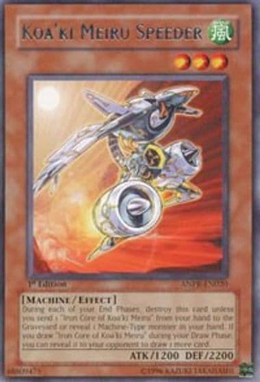 Koaki Meiru Speeder Ancient Prophecy Yu-Gi-Oh! card