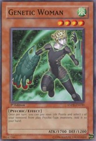 Genetic Woman Ancient Prophecy Yu-Gi-Oh! card