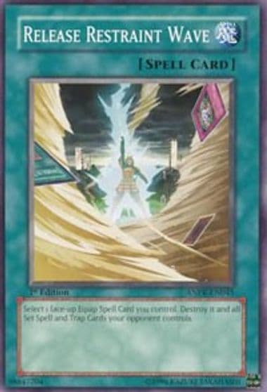 Release Restraint Wave Ancient Prophecy Yu-Gi-Oh! card