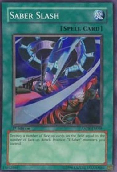 Saber Slash Ancient Prophecy Yu-Gi-Oh! card