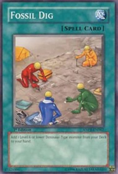 Fossil Dig Ancient Prophecy Yu-Gi-Oh! card