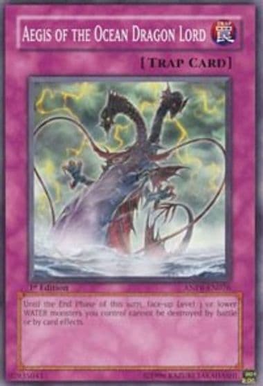 Aegis of the Ocean Dragon Lord Ancient Prophecy Yu-Gi-Oh! card