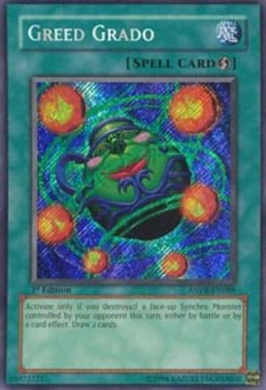 Greed Grado Ancient Prophecy Yu-Gi-Oh! card