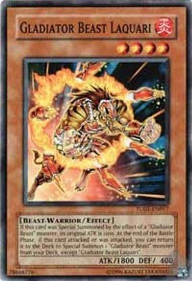 Gladiator Beast Laquari Turbo Pack Booster One Pack Yu-Gi-Oh! card