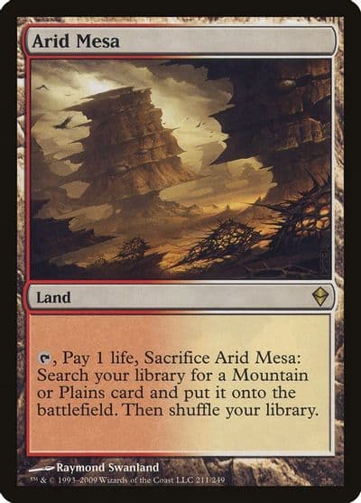 Arid Mesa Zendikar Magic card