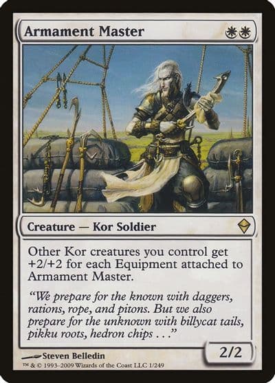 Armament Master Zendikar Magic card