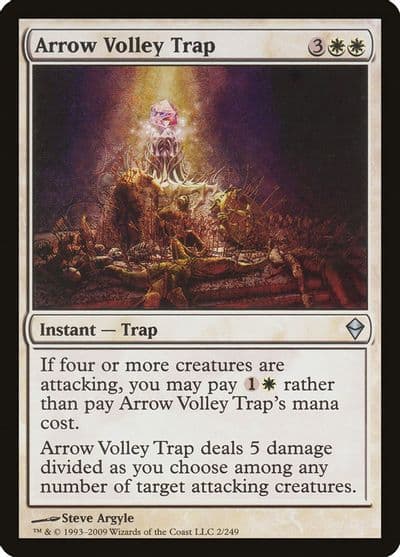 Arrow Volley Trap Zendikar Magic card