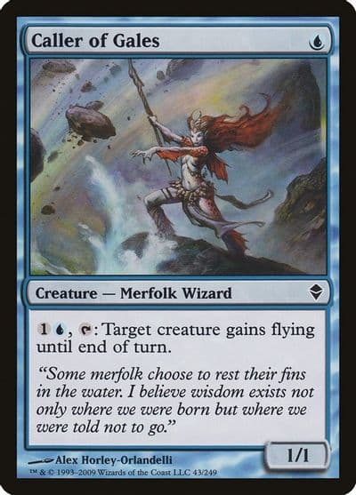 Caller of Gales Zendikar Magic card
