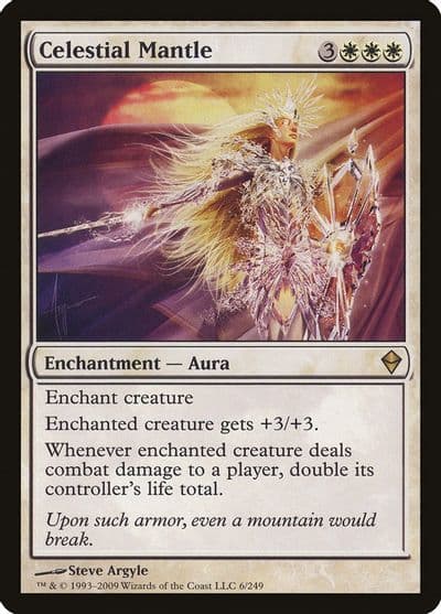Celestial Mantle Zendikar Magic card