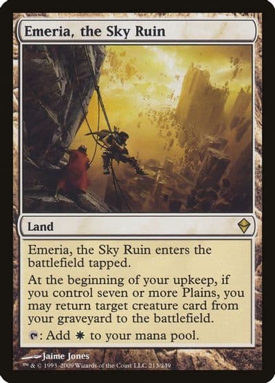 Emeria the Sky Ruin Zendikar Magic card