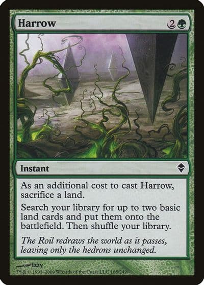 Harrow Zendikar Magic card