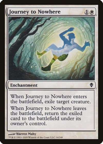 Journey to Nowhere Zendikar Magic card