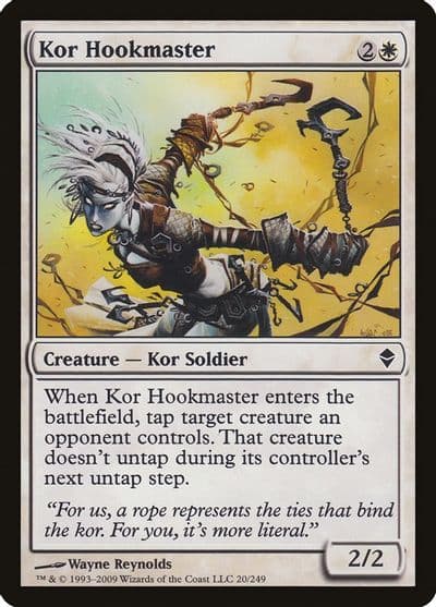 Kor Hookmaster Zendikar Magic card