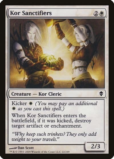Kor Sanctifiers Zendikar Magic card