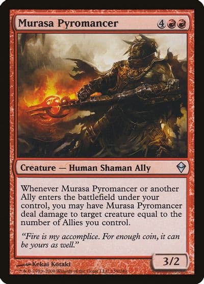 Murasa Pyromancer Zendikar Magic card