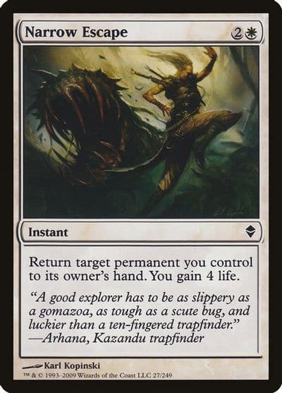 Narrow Escape Zendikar Magic card