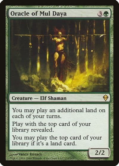 Oracle of Mul Daya Zendikar Magic card