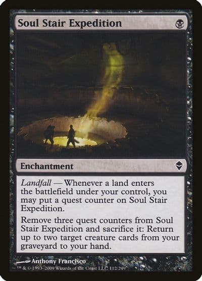 Soul Stair Expedition Zendikar Magic card