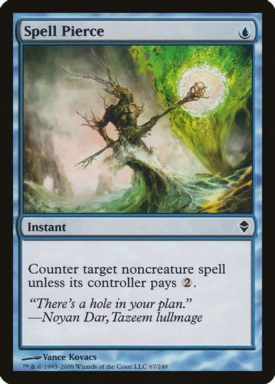 Spell Pierce Zendikar Magic card