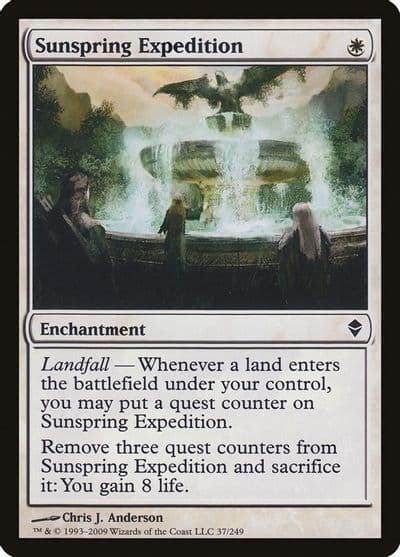 Sunspring Expedition Zendikar Magic card