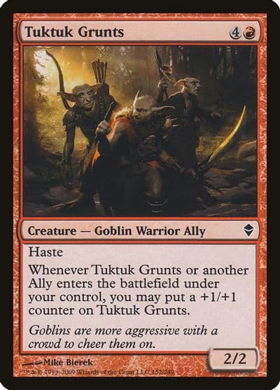 Tuktuk Grunts Zendikar Magic card