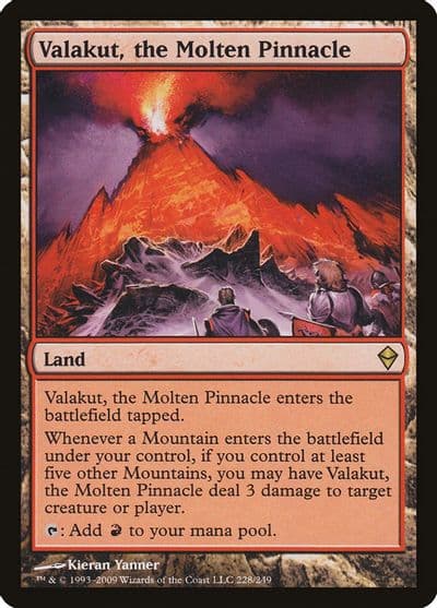 Valakut the Molten Pinnacle Zendikar Magic card