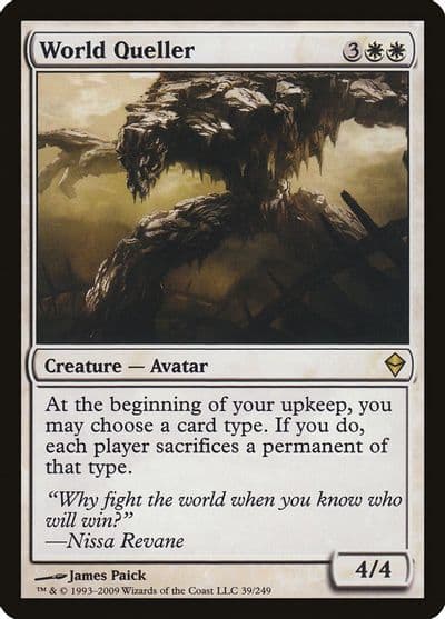 World Queller Zendikar Magic card