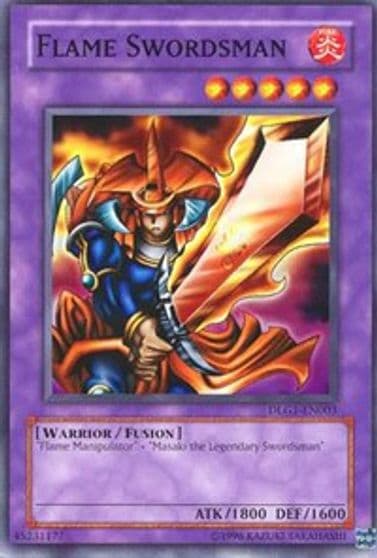 Flame Swordsman Dark Legends Yu-Gi-Oh! card